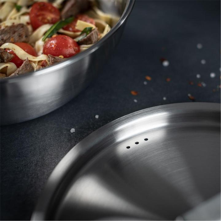 Image du produit Kuhn Rikon CULINARY FIVEPLY Sauteuse sans revêtement Ø 24 cm (24 cm, Poêle à frire, Aluminium)