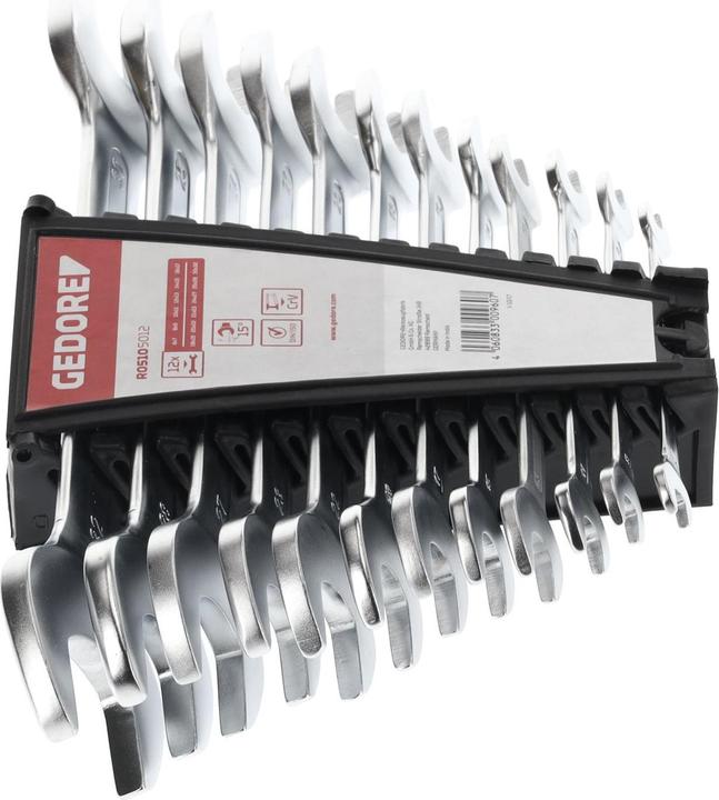 Actual product image Gedore Red Double open-end wrench set (32 mm, 19 mm, 6 mm, 12 mm, 24 mm, 14 mm, 22 mm, 16 mm, 23 mm, 10 mm, 21 mm, 18 mm, 27 mm, 7 mm, 31 mm, 17 mm, 11 mm, 15 mm, 26 mm, 30 mm, 8 mm, 28 mm, 9 mm, 29 mm, 13 mm, 20 mm, 25 mm)