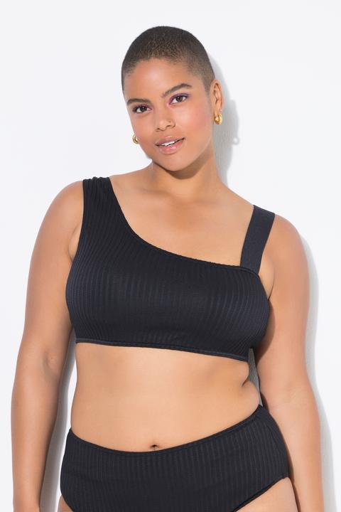 Actual product image Studio Untold Bikini-Top, OneShoulder, Softcups, Streifenstruktur (50)