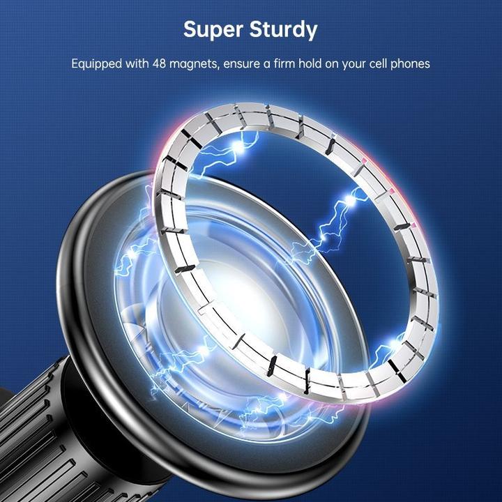 Produktbild iLike Metal Car Air Vent Screw Fix Universal Magnetic magsafe Ring size Smartphone adjustable holder
