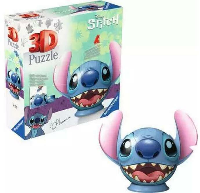 Image du produit Ravensburger Disney Stitch Boule-puzzle avec oreilles (72 pièces)