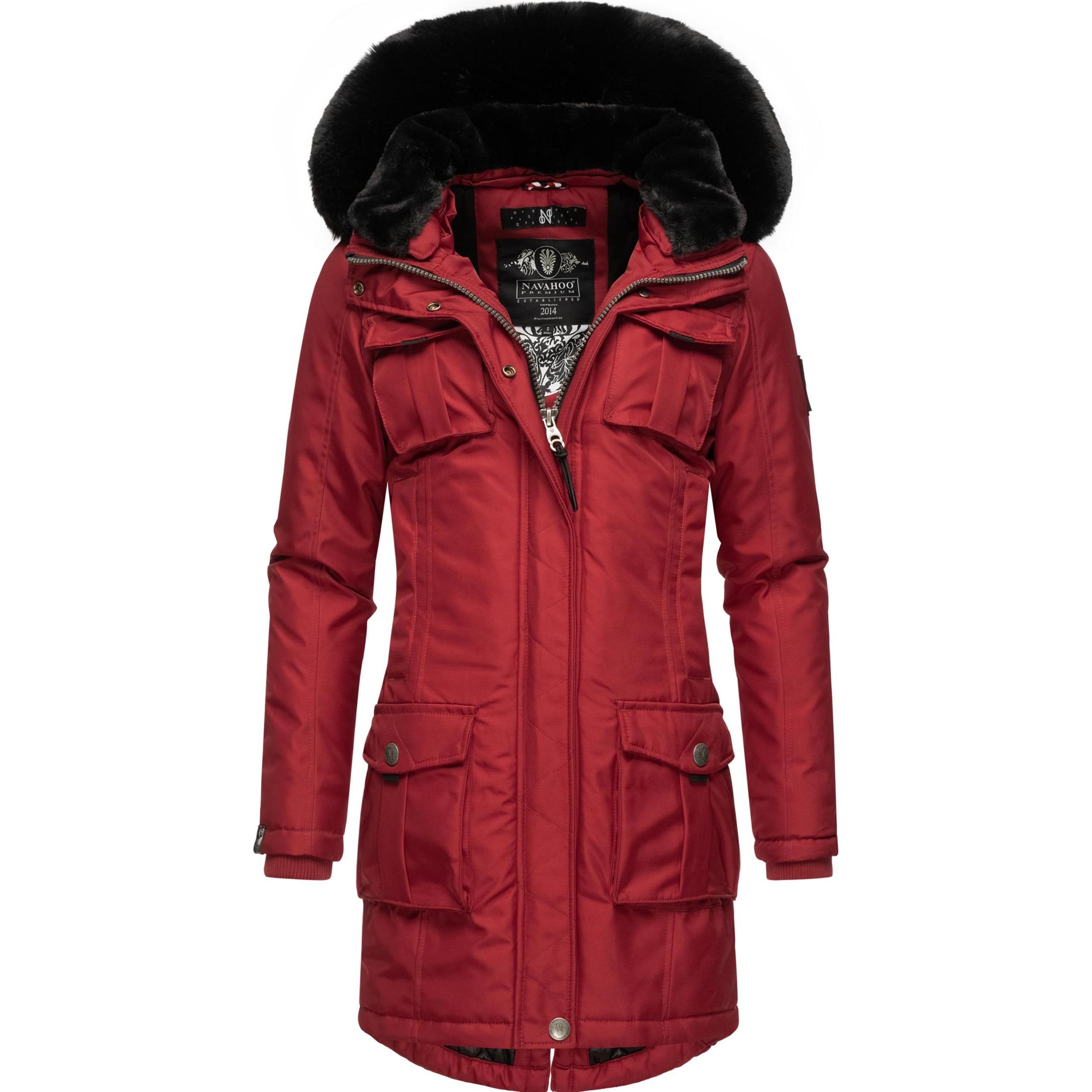 Navahoo, Damen, Jacke, Tiniis (XXL), Rot, XXL