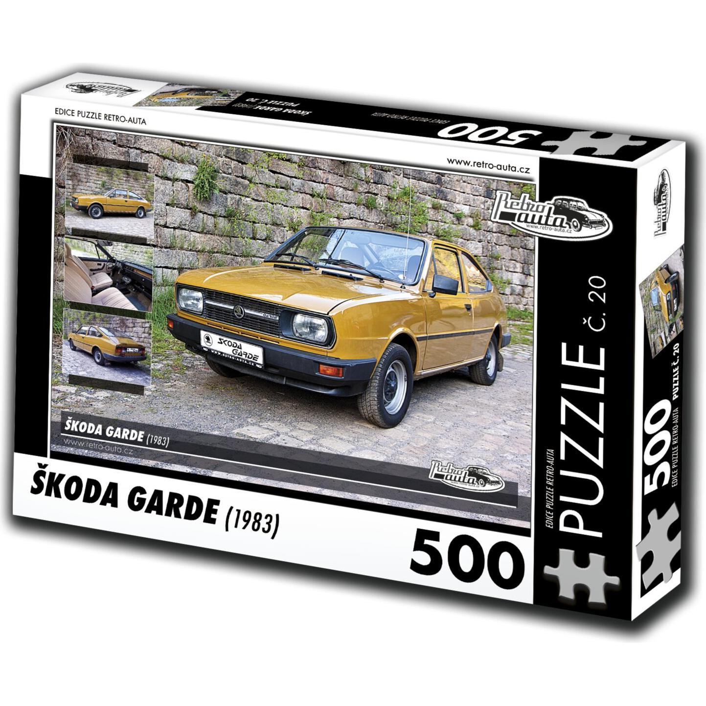 Retro-auta Puzzle Nr. 20 'koda Garde (1983) 500 Teile (500 Teile)