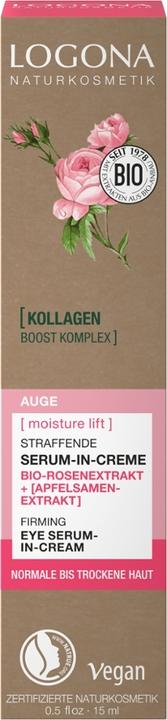 Produktbild Logona Augencreme Straff. Feuchtig.Konz. (Augenpflege Serum, 15 ml, Tag)