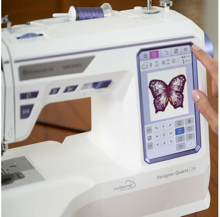 Produktbild Husqvarna Nähmaschine Designer Quartz 29 Weiss