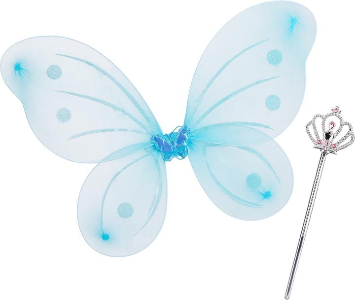 Relaxdays Feenflügel Zauberstab