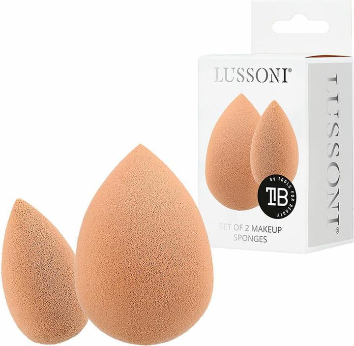 Produktbild Tools for Beauty T4B LUSSONI 2 Teilig Make Up Schwamm Set, Blender Schwämme, Hautfarbe