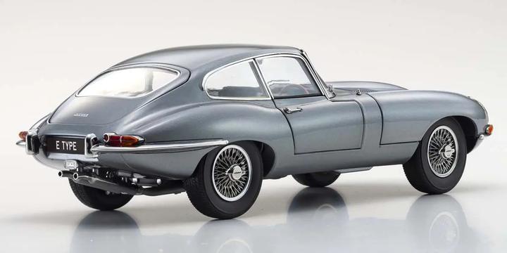 Produktbild Kyosho Sportwagen Jaguar E-Type 3.8 l Coupe MK1, Gun Metal 1:18