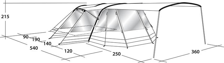 Produktbild Outwell Concorde 5SATC Tent (Tunnelzelt, 45.80 kg, 5 Personen)