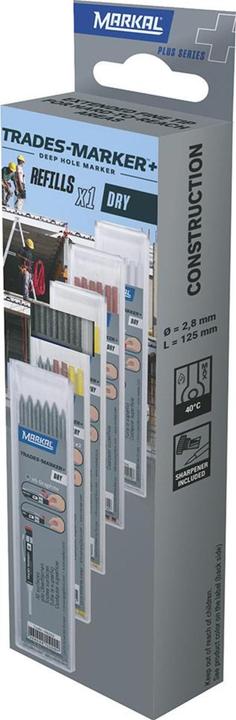 Magni Markal Trades-Marker dry Nachfüller Minen Set Grafit (1x)