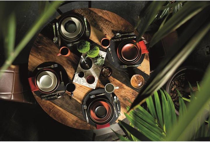 Immagine prodotto Sambonet Set di posate Jungle da 24 pezzi, argento (24 pz., Set di posate)