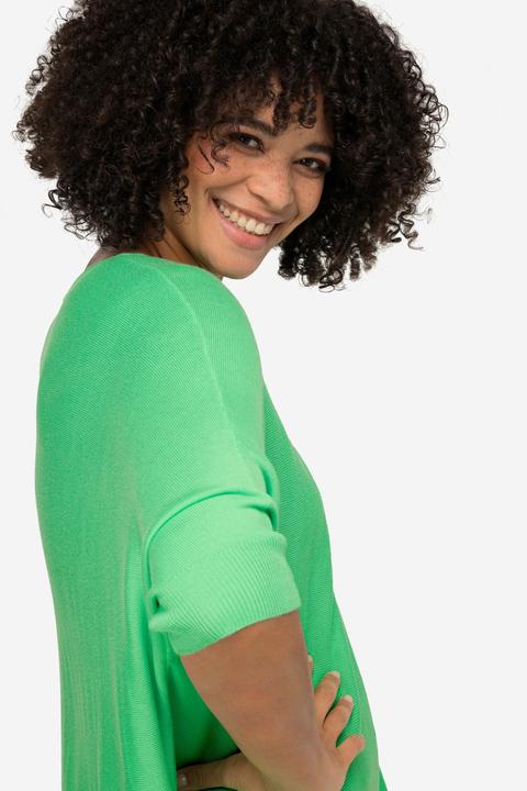 Actual product image Angel of Style Damen grosse Grössen Pullover, oversized, Rundhals, Langarm grün 44+ 201793443-44+ (44, 46)