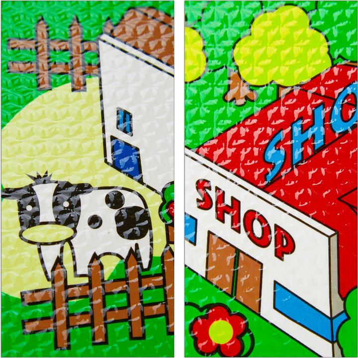 Actual product image Relaxdays Puzzle mat street (31 x 31 x 1 cm)