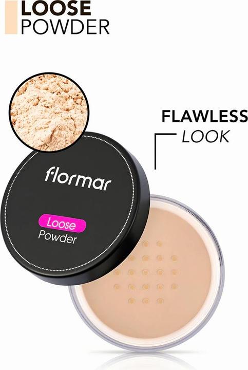 Actual product image Flormar Mattifying Loose Long-Lasting Setting (Medium Sand)