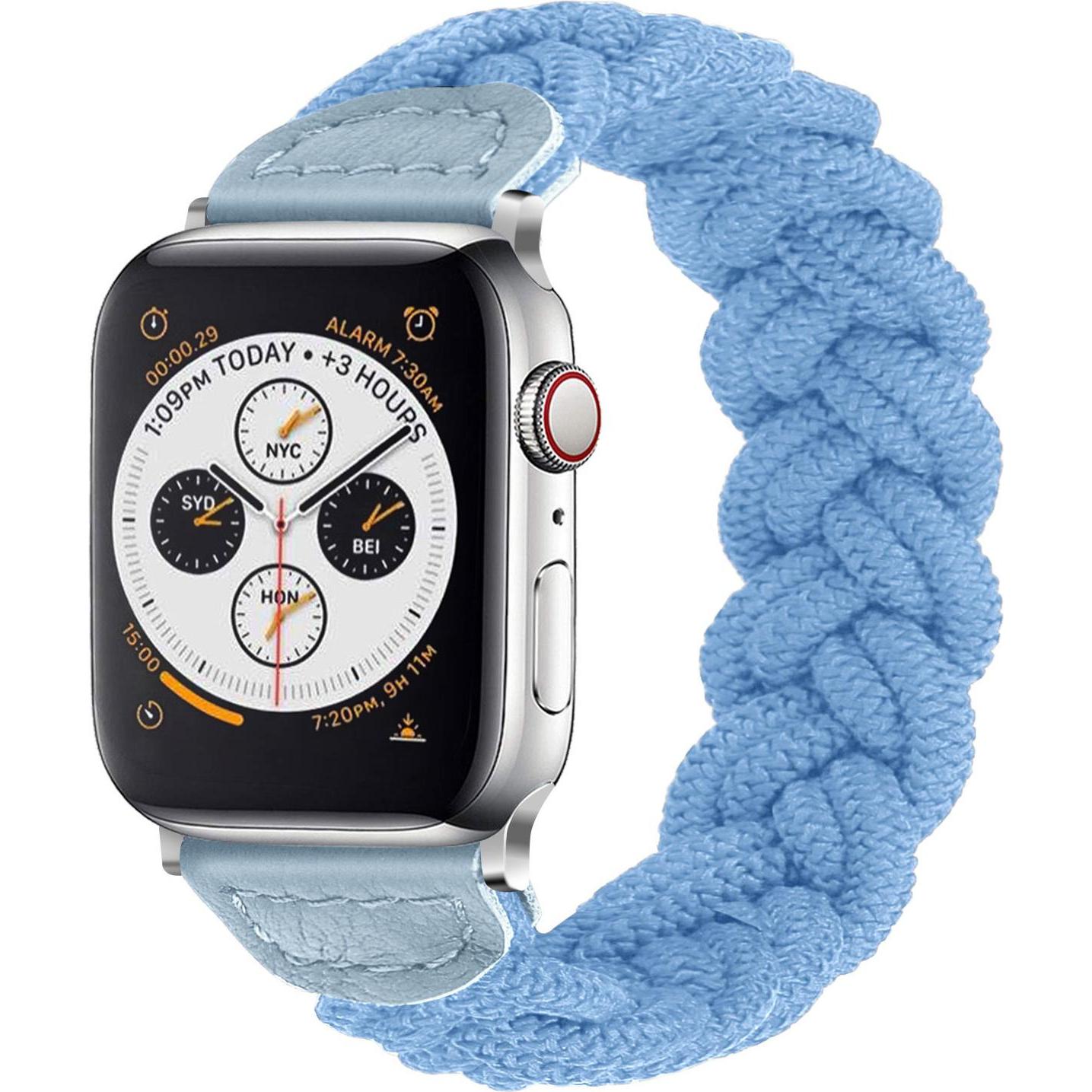 Thumbnail - Strap-it Nylonarmband (Nylon, Apple Watch), Uhrenarmband, Blau