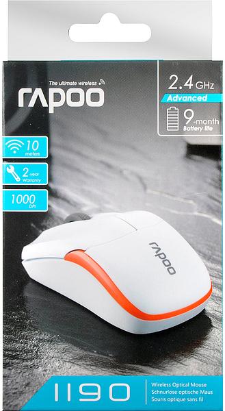 Actual product image Rapoo Optical Mouse 1190 (Wireless)