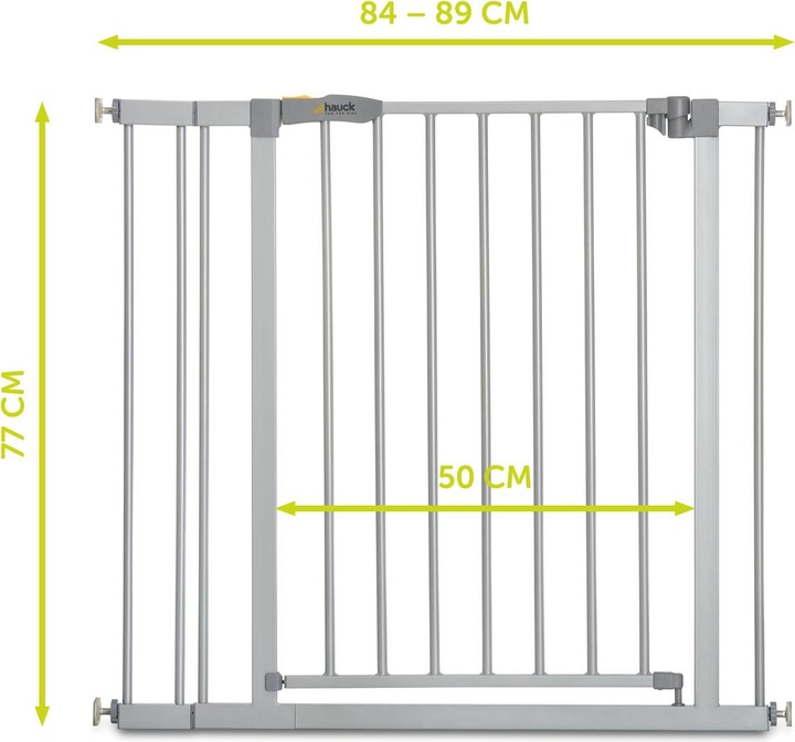 Produktbild Hauck Stop N Safe 2 + 9cm ext. Silver (84 cm)