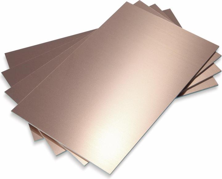 Produktbild Bungard Fotobeschichtetes Leiterplattenmaterial, FR4 100X160X1.5 35/00, 100 x 160, einseit.35/00 (Platine)