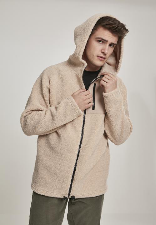 Actual product image Urban Classics Hooded Sherpa Zip Jacket (5XL)