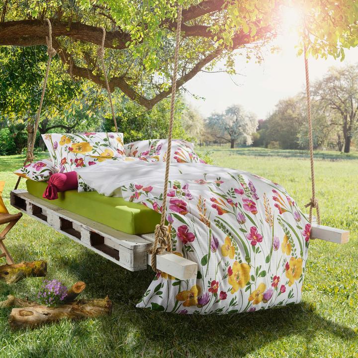 Actual product image Erwin Müller Bed linen economy set 4 pcs. (Duvet cover, 135 x 200 cm, 40 x 80 cm)