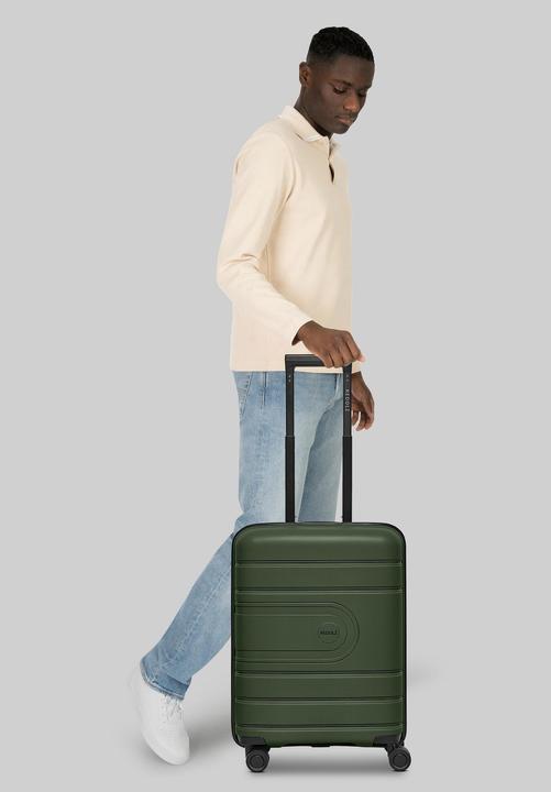 Actual product image Redolz Essentials 11 4 Rollen Kabinentrolley 55 cm mit Dehnfalte (45 l)