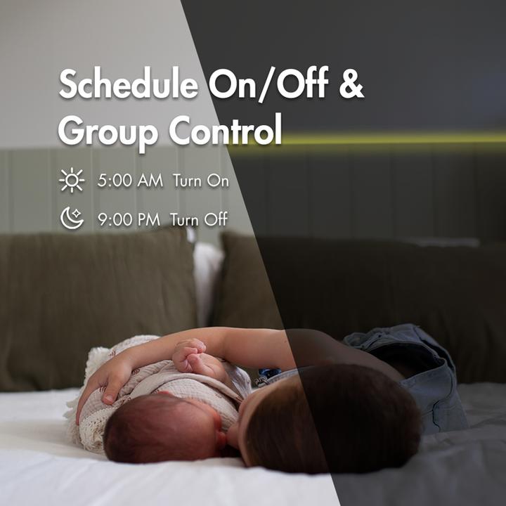 Actual product image LogiLink Wi-Fi Smart RGB+CCT LED tape, self-adhesive, Tuya compatible, 5 m (Cold White, RGB, Warm white, 500 cm, Indoor)