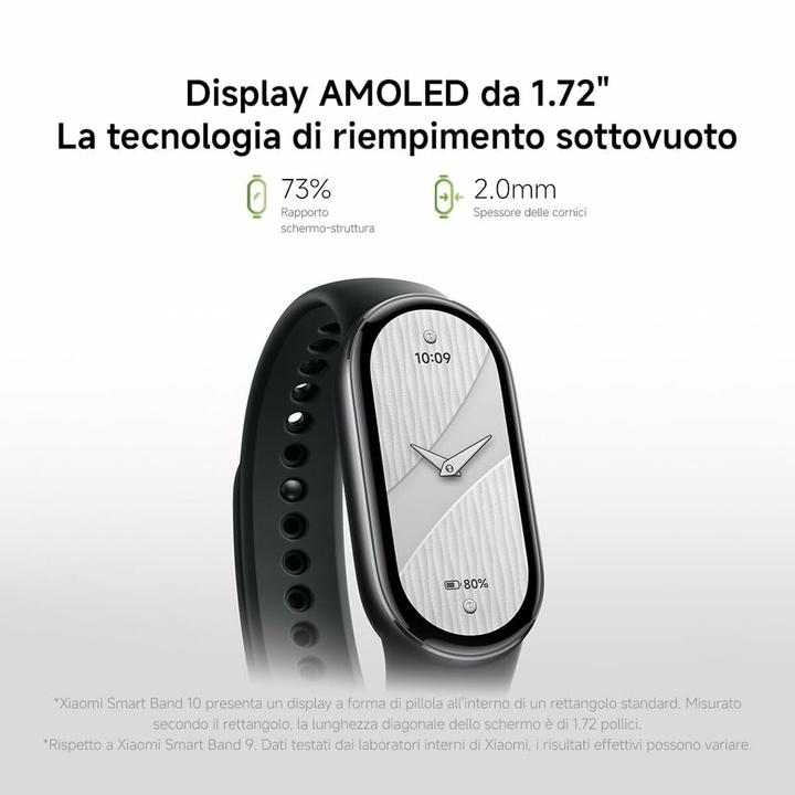 Produktbild Xiaomi Smart Band 10 Midnight Black, BHR07PYGL (nur WLAN)