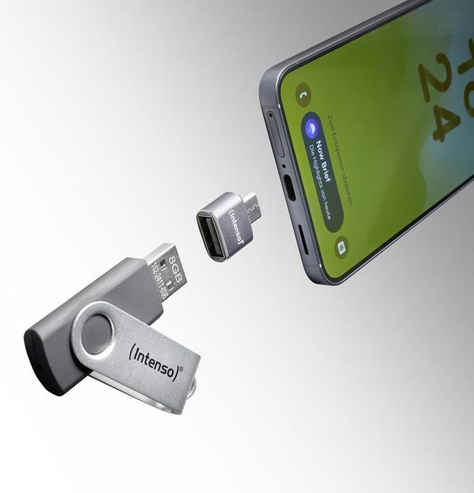 Image du produit Intenso 3-pack USB Adapter MIX USB-C/A/MICRO MIX480 Aluminiu (USB 2.0)