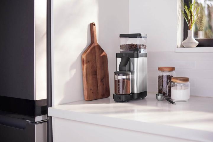 Productafbeelding Moccamaster 49510 koffiemolen Zwart, Roestvrij staal, Transparant