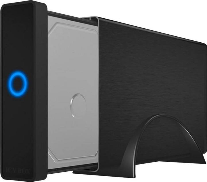 Productafbeelding Icy Box Behuizing voor 1x HDD met LED-ring, IB-377-C31 (3.5")
