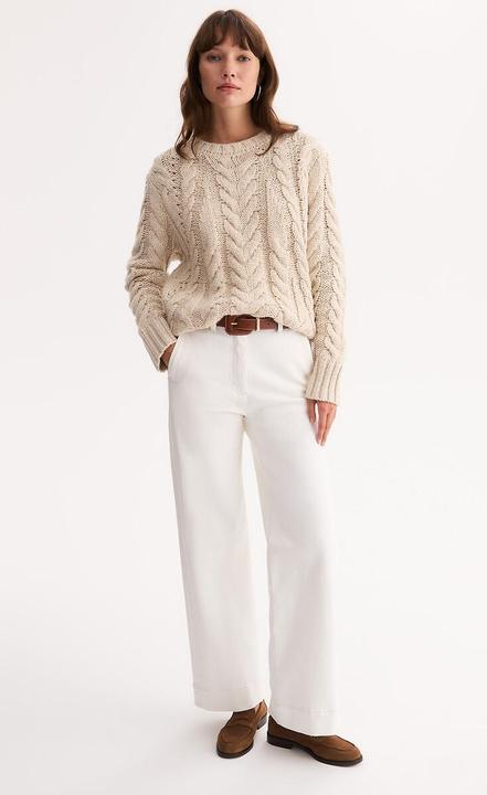 Produktbild Anne Weyburn Pullover aus grobem Zopfstrick (M)