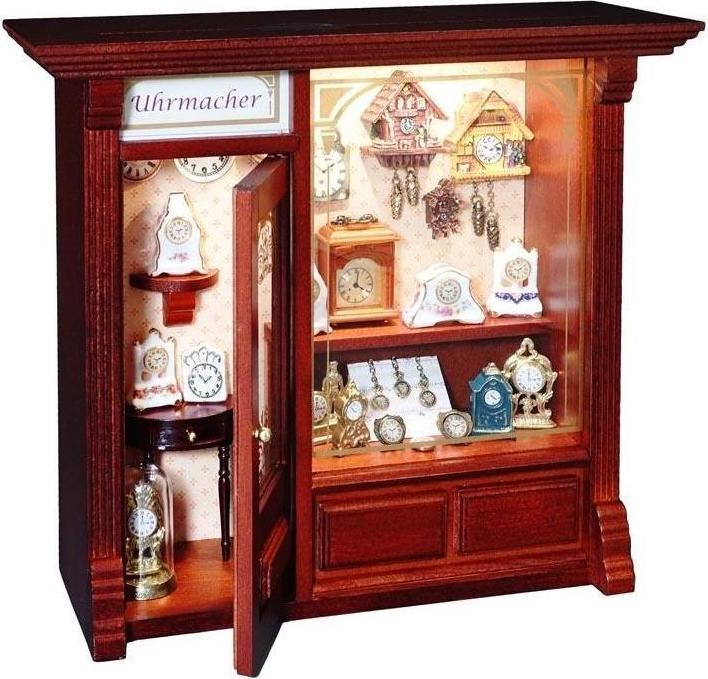 Reutter 102.797/6 - Uhrmacherladen mit Beleuchtung - Schaufensterladenserie 797