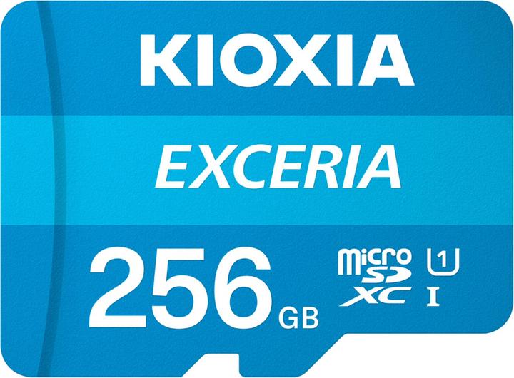 Produktbild Kioxia Exceria - 256 GB - MicroSDXC - Klasse 10 - UHS-I - 100 MB/s - Class 1 (U1) (256 GB, microSDXC, U1, UHS-I)