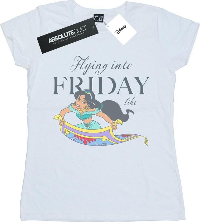 Immagine prodotto Disney Princess Jasmine Flying Into Friday Like Maglietta Donna (L)