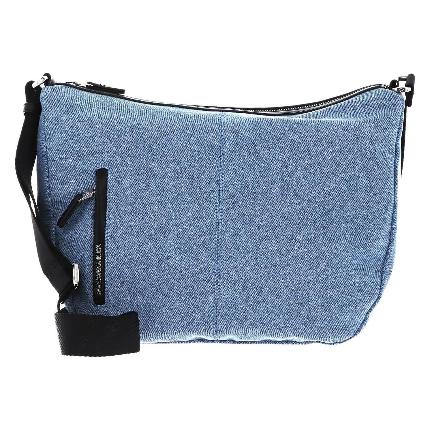 Mandarina Duck, Damen, Handtasche, Handtasche Hunter Denim Hobo JCT20, Blau