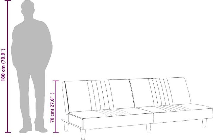 Produktbild vidaXL Schlafsofa