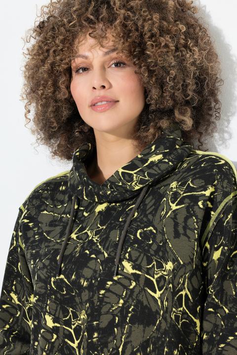 Produktbild Ulla Popken Sweatshirt, Schmetterlinge, Stehkragen, Langarm (54, 56)