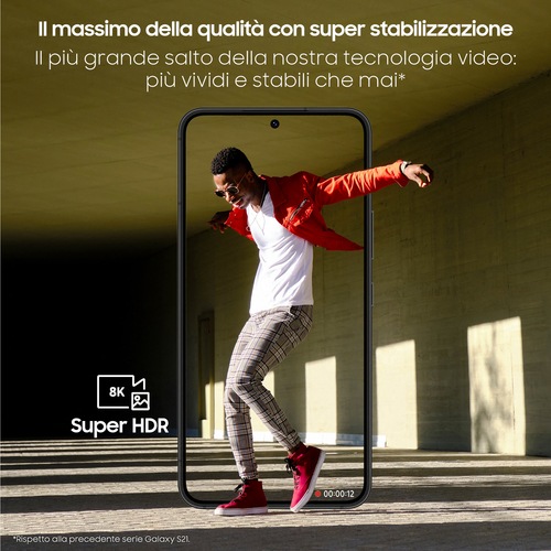 Image du produit Samsung Galaxy S22 (128 Go, Phantom Black, 6.10", Double SIM, 50 Mpx, 5G)