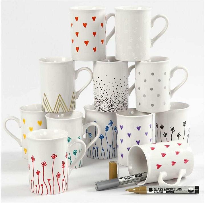 Actual product image Creativ Company Porcelain markers and glass markers (12x)