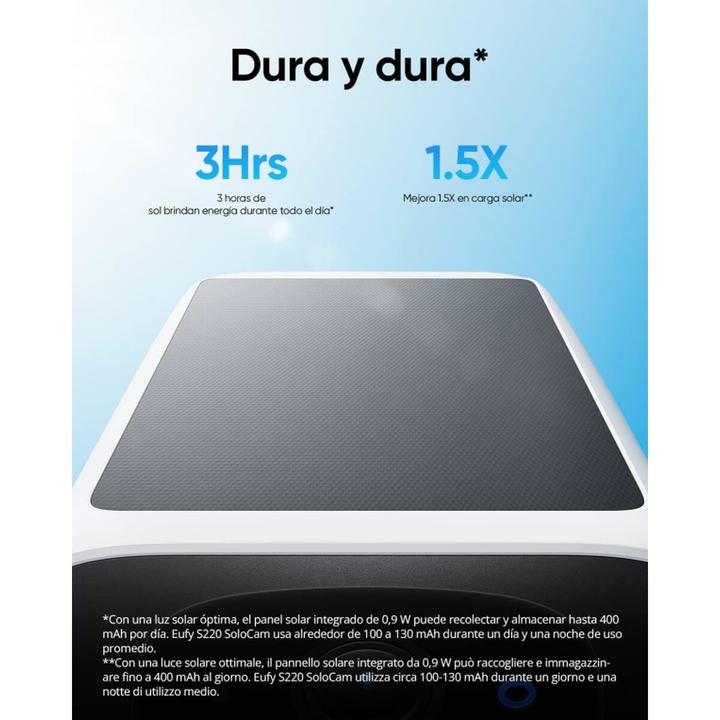 Actual product image eufy SoloCam S220 (2560 x 1440 Pixels)