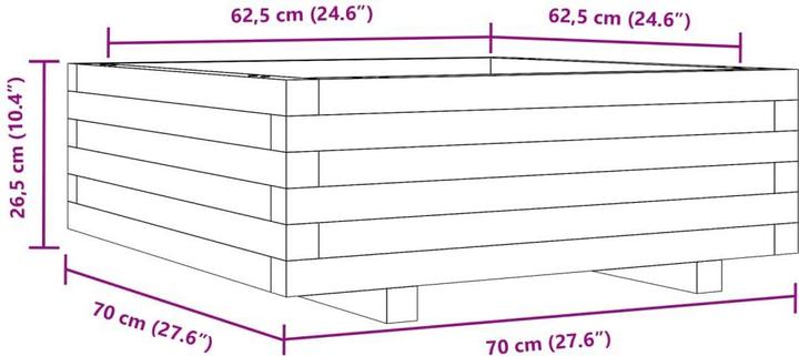 Produktbild vidaXL Pflanzgefäss