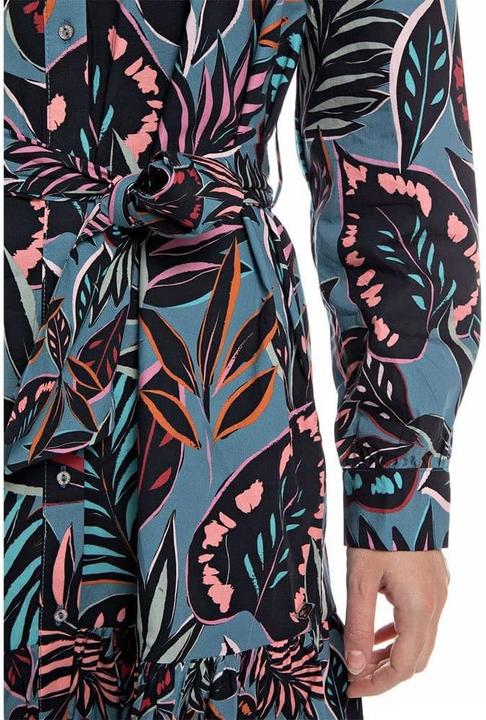 Image du produit Replay Robe imprimée en poplin de coton (XL)