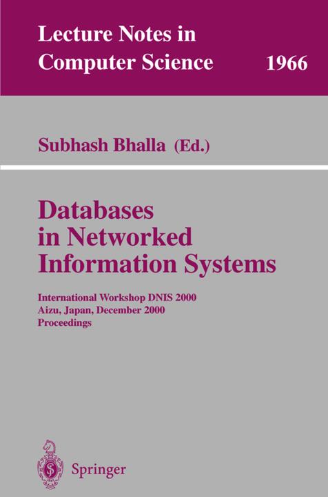 Databases in Networked Information Systems (Subhash Bhalla, 2000)
