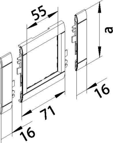 Actual product image Tehalit Frame cover