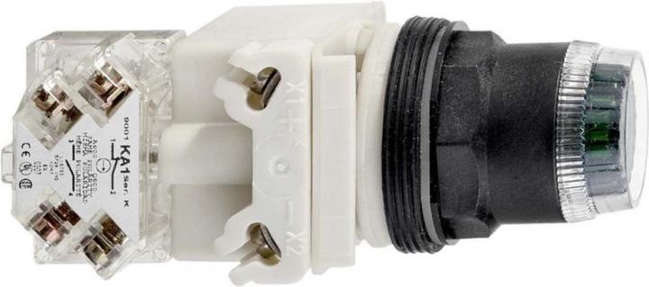 Actual product image Schneider Electric Pushbutton 1f gn rnd Ř31mm 1W IP66 9001SK1L35LGG