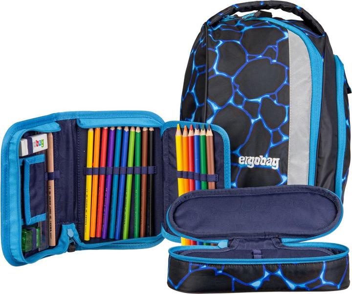 Produktbild Ergobag Schulrucksack-Set Maxi Bärassic Garden (24 l)