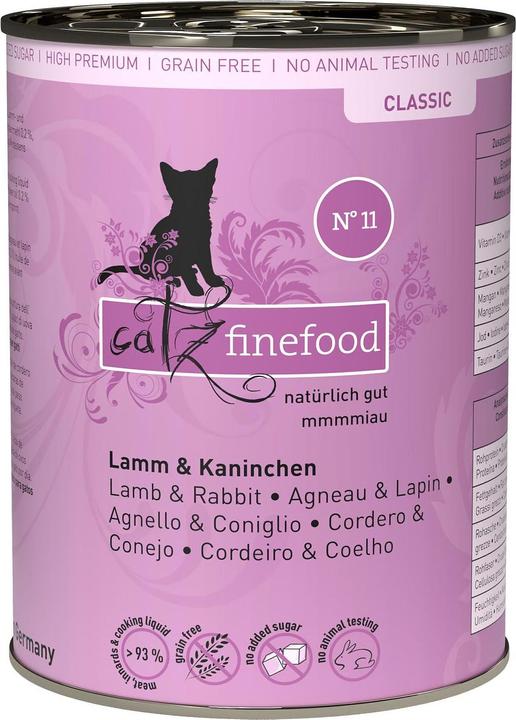 Immagine prodotto Catz Finefood No.11 Agnello e coniglio (Adulto, 1 pz., 400 g)