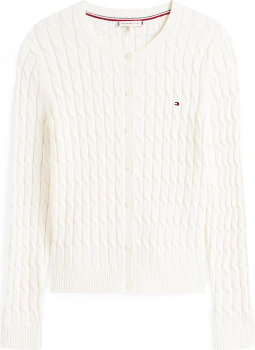 Image du produit Tommy Hilfiger Cardigan à col roulé ajusté câblé (S)