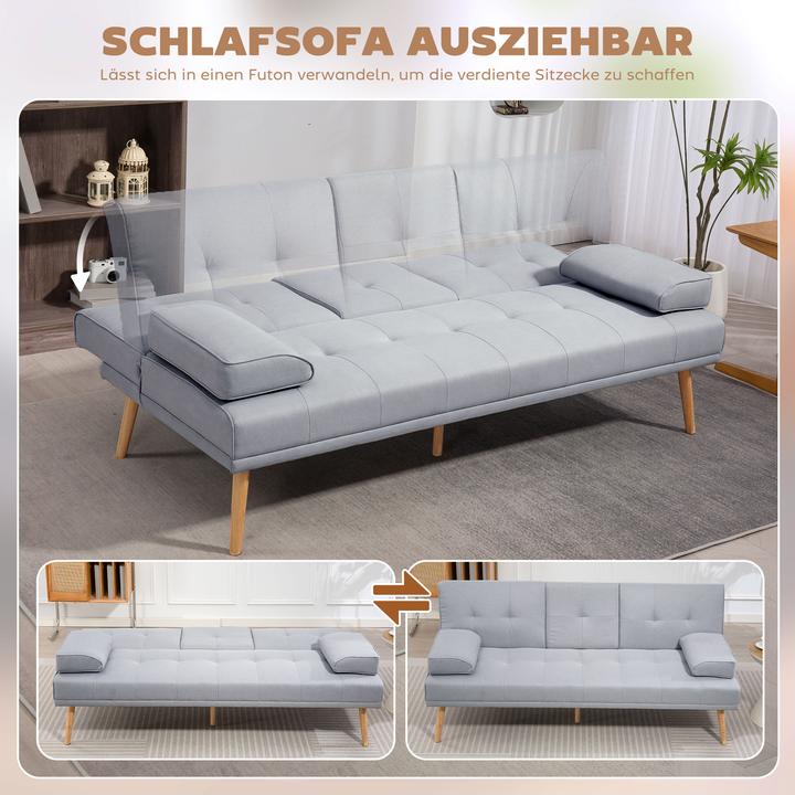 Produktbild Outsunny Schlafsofa (3-Sitzer)