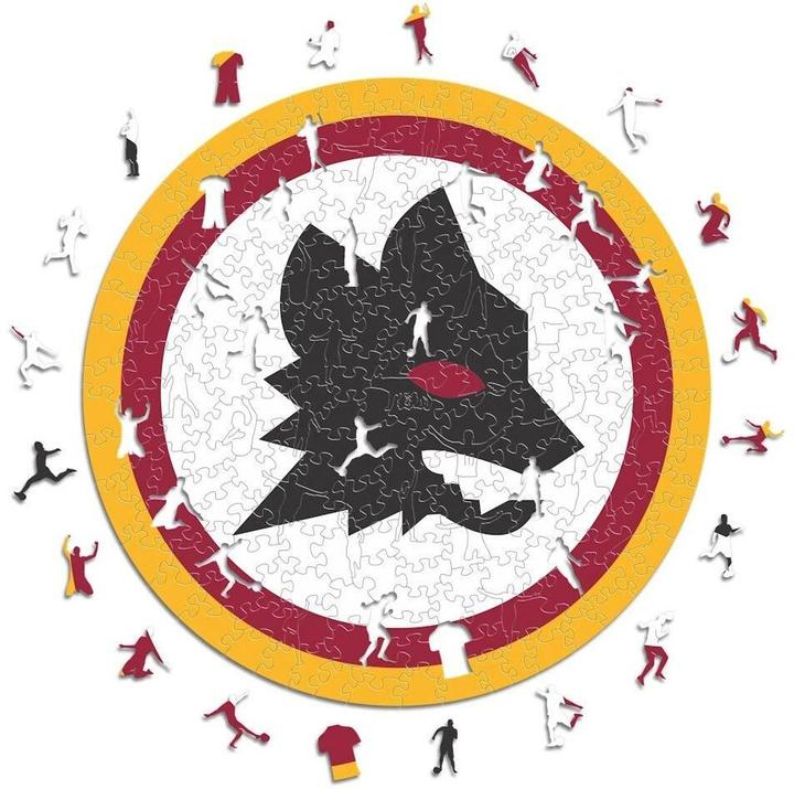 Immagine prodotto Iconic AS Roma - Lupetto Logo - Puzzle in Legno Taglia M (270 Pezzi) (270 pezzi)